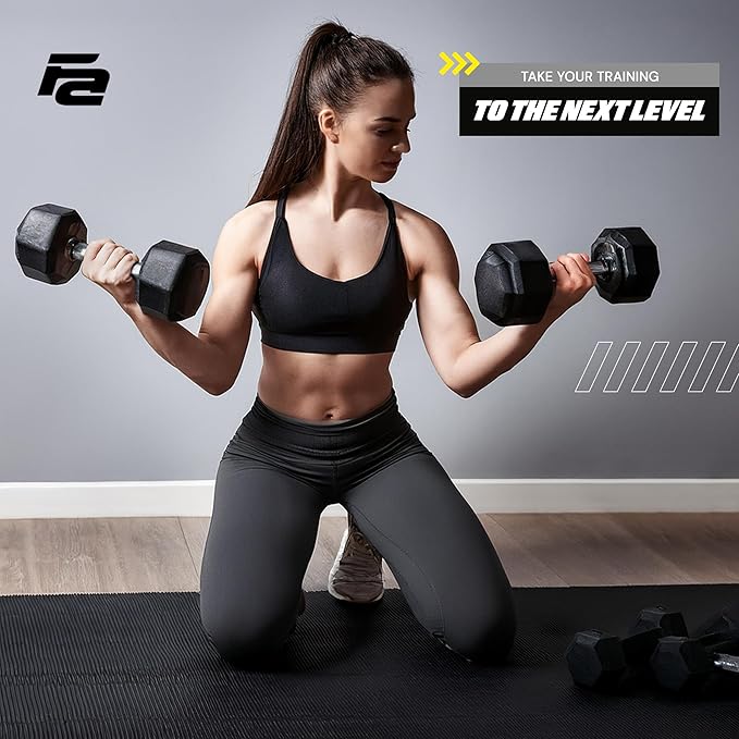 Fit Active Sports Large Exercise Mat 6' x 4' x 8mm Non-Slip Extra Wide Workout Mat for Home Gym, Cardio, Yoga, Floor Fitness, MMA, Plyo, and Jump Rope | Shoe Friendly Black - Bloomnest