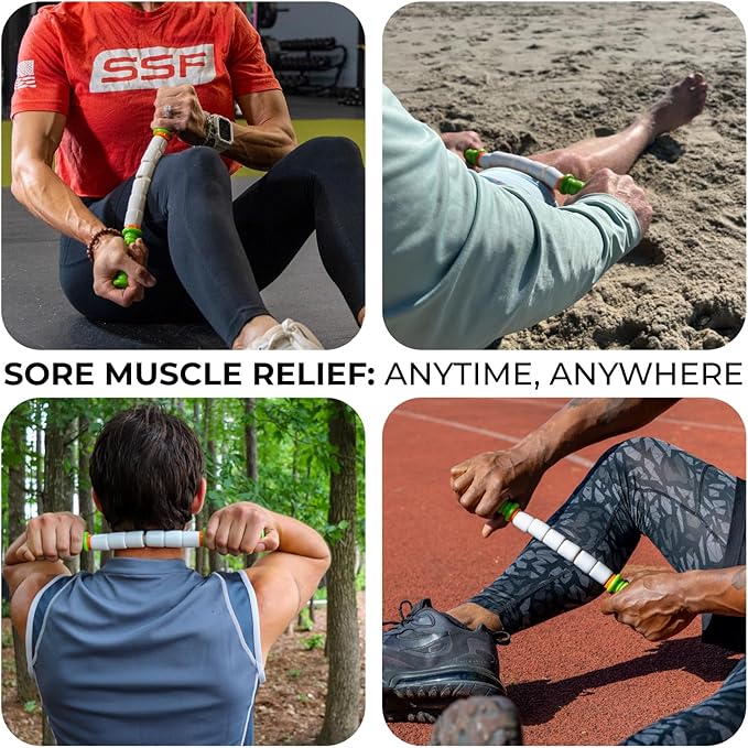 The Original Massage Stick - Self Myofasical Release Muscle Roller Stick - 14" Little Stick - Bloomnest