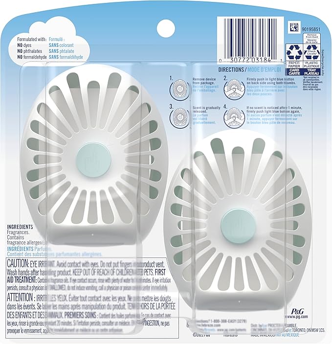 Febreze Small Spaces Air Freshener Limited Edition Scents (Winter Spruce, 2 Pack) - Bloomnest
