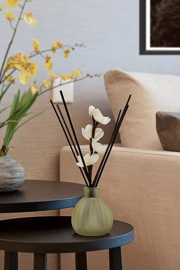 10 inch 20 Pcs Natural Rattan Wood Reed Diffuser Sticks Essential Oil Aroma Replacement Aroma Reed Diffuser Sticks (Brown-20pcs) - Bloomnest