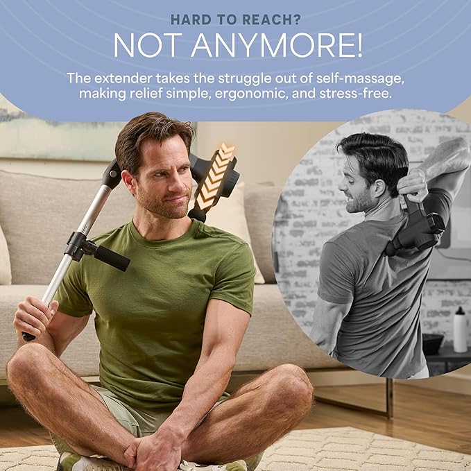 LifePro Massage Gun & Holder (Sold Separately) – Percussion Muscle Massager for Athletes with 8 Heads & 6 Speeds – Deep Tissue Back Muscle Extender for Recovery - Bloomnest