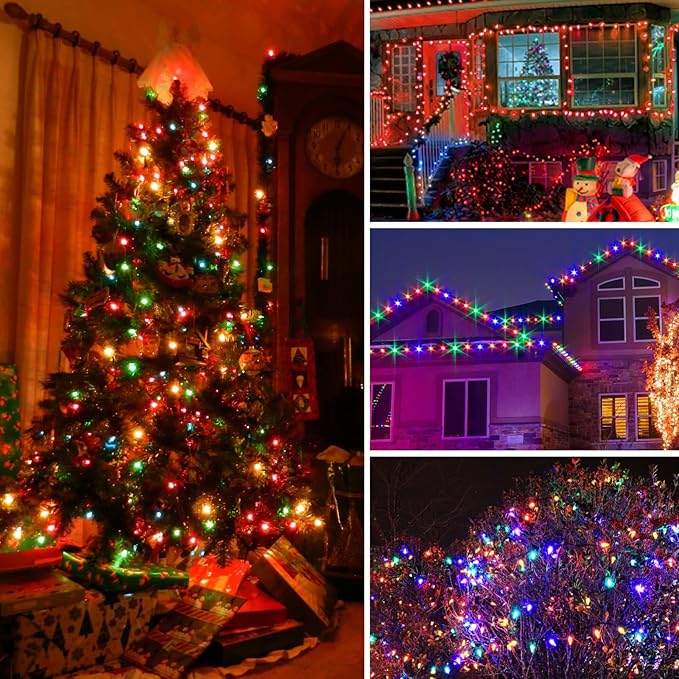 Meconard C7 Led Replacement Christmas Light Bulb, C7 Shatterproof Led Bulbs for Christmas Outdoor String Lights, E12 Candelabra Base, Commercial Grade Holiday Bulbs, Multi-Color, 25 Pack - Bloomnest
