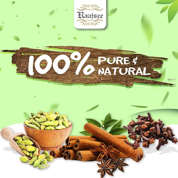Raajsee Citronella Incense Sticks 100 gm Pack-100% Pure Organic Natural Hand Rolled Free from Chemicals-Perfect for Church,Aromatherapy,Relaxation,Meditation,Positivity & Sensual Therapy RAAJSEE