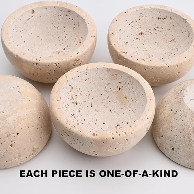 Incense Holder for Sticks and Cones - Handcrafted Limestone Incense Burner and Ash Catcher, Modern Stone Holder for Aromatherapy, Meditation, and Japanese Incense - Bloomnest