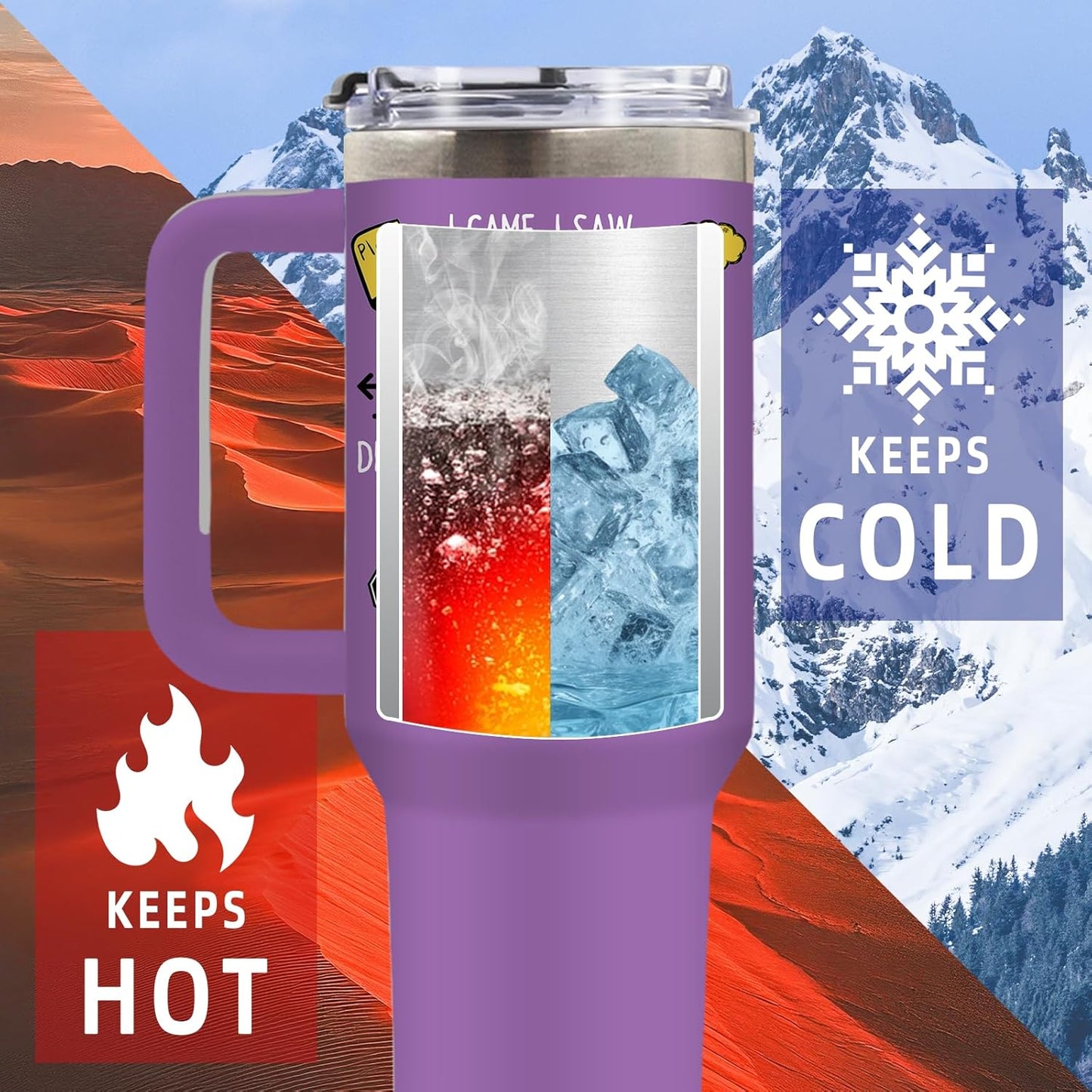 DUUV Birthday Gifts for Women Men, I Came I Saw I Forgot Tumbler 40 Oz, Gag Gifts for Grandma Grandpa Mom Dad Elderly Senior Citizen Old People, Gift for Retirement Birthday Christmas, 1PCS