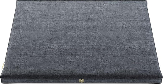 Mindful & Modern Zabuton Meditation Mat - Cotton Filled Yoga and Meditation Pad - Zabuton Meditation Cushion for Kneeling and Sitting Support - Large Rectangular Sitting Floor Pillow for Bench or Zafu