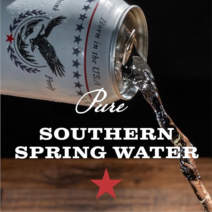 Free Bird Southern Still Spring Water - 12 Pack, 12oz Cans, Zero Calories, Crisp & Clean Pure Georgia Blue Ridge Mountain Water, Naturally Sourced, Shelf-Stable - Bloomnest