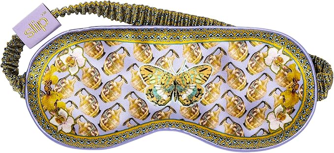 slip Pure Silk Sleep Mask - 100% Pure 22 Momme Mulberry Silk Eye Mask - Comfortable Sleeping Mask with Elastic Band, Zodiac Collection: Aquarius - Bloomnest