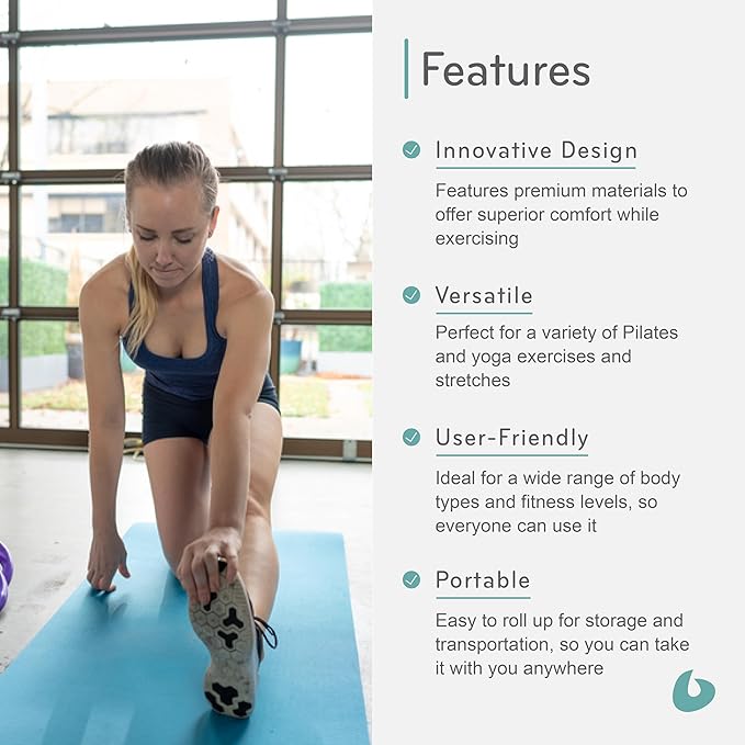 Balanced Body Aeromat Pilates and Yoga Mat for Floor Exercise, Extra-Thick Floor Workout Mat for Pilates or Yoga Exercises and Workouts, Studio or Home Gym Mat - Bloomnest