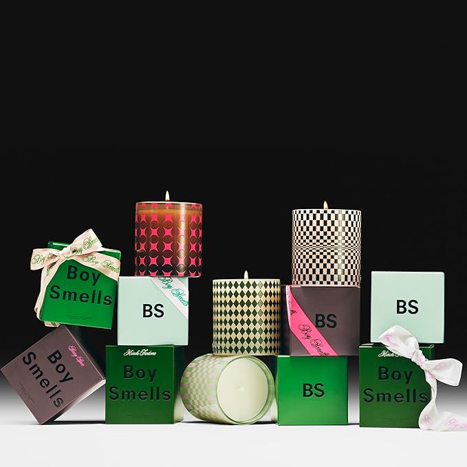 Boy Smells Holiday Votive Candle Set – 4-Piece Gift Set with Salty Caramel, XXMAS Tree, Starry Spice & Hinoki Fantôme – Holiday Candle Gift Set – 3oz Each - Bloomnest