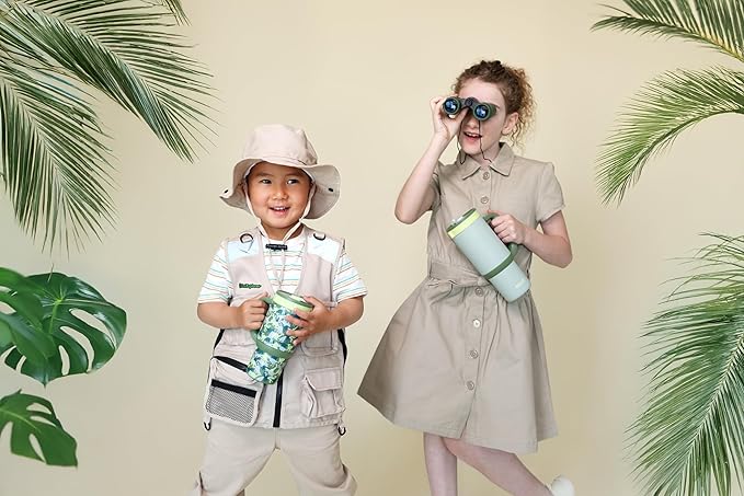 Ello Oasis 18oz Stainless Steel Kids Tumbler with Handle & Retracting Straw, 100% Leakproof, Double-Wall Vacuum Insulated, Kids Water Bottle for School, BPA Free, Dishwasher Safe, Avocado - Bloomnest