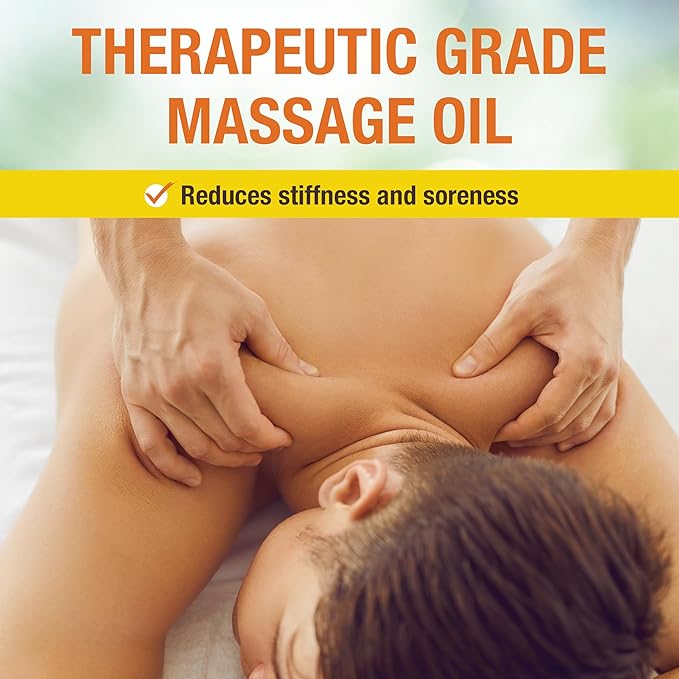 Seven Minerals Frankincense Massage Oil for Massage Therapy - Big 16 oz - Ideal for Professional or at-Home Body Massage. Soothing Natural Blend of Almond, Jojoba & Vitamin E