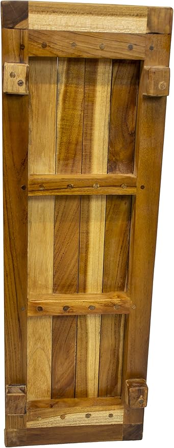 EcoDecors, 29 inch, with LiftAid Handles, Bath Tray for Tub, Bath Tub Tray Wood, Bathtub Table, Caddy for Bathtub in Natural Teak - Bloomnest