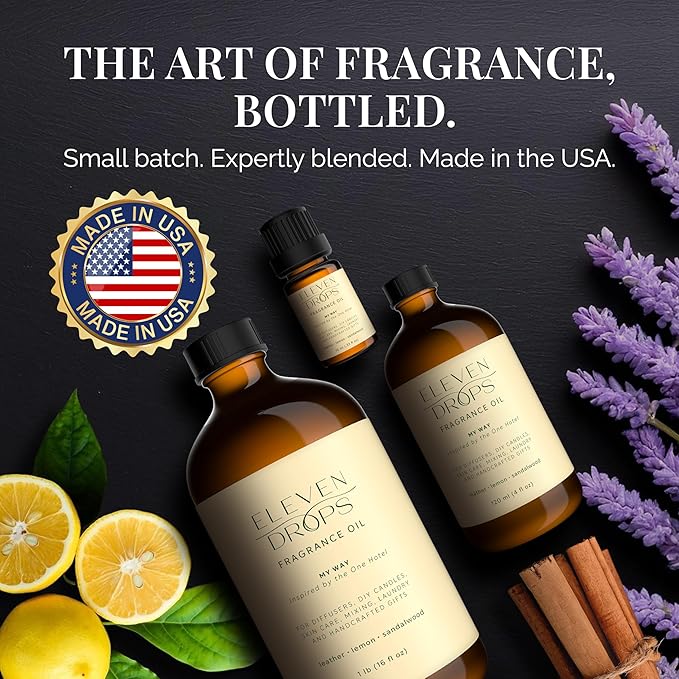 My Way Diffuser Oil - Premium Fragrance Oil Inspired by The One Hotel - Invigorating My Way Scent for Cold Air Diffusers, Home, Office, DIY Candles, Mixing, Lasting, Pet Friendly - 4oz - Bloomnest