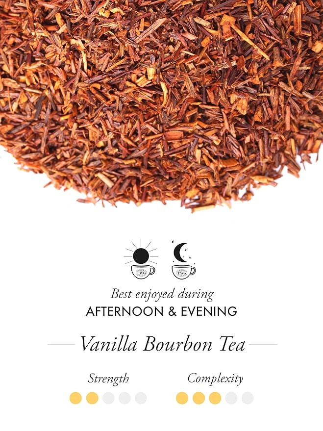 TWG Tea | Vanilla Bourbon Tea | Rooibos Tea | Vanilla | 15 Hand Sewn Cotton Tea Bags | Gift Set - Bloomnest