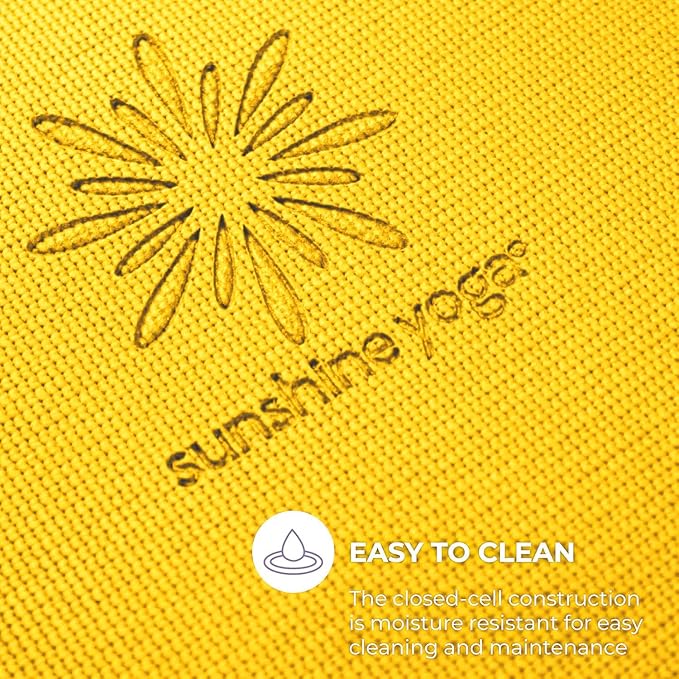 Sunshine Yoga Voyage Yoga Mat, 10 Pack, 72" x 24" Professional Studio and Gym Bulk Yoga Mats, 5mm Thick, Durable, Anti-Tear, Non Slip Fitness and Exercise Mats