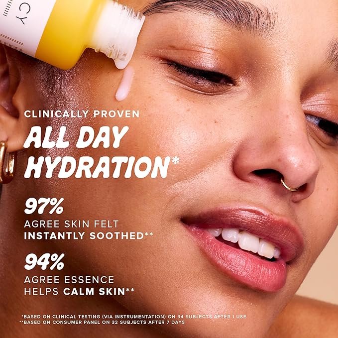 Farmacy Hydrating Essence - Hydrating Honey Milk Toner + Facial Essence to Soothe, Moisturize and Strengthen Skin Barrier - Preps Complexion for Skincare Products or Makeup Application (10ml) - Bloomnest