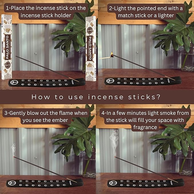 Palo Santo Incense Sticks - Incienso de Palo Santo - Total 40 Insence-Sticks - Dual Pack of 20 Insense - Inciensos - Inscents - Natural Non Toxic Ingredients - Incents - Incence TRUMIRI