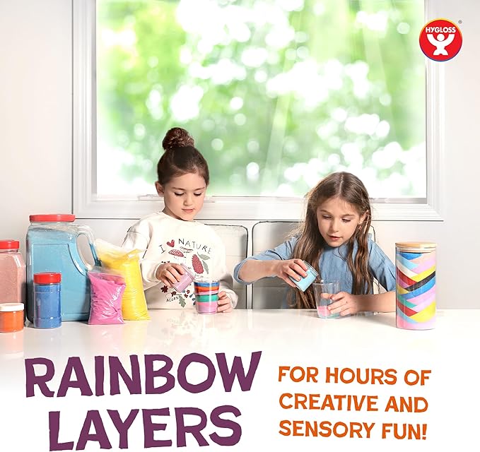 Hygloss Colored Sand for Crafts – 25 lb, Yellow – Vibrant Colorful Fine Sensory Play Sand Art Kits for Kids – Classroom Activities for Children 3 4 5 6 7 8 9 10 11 12 – Safe for Ages 3+ - Bloomnest