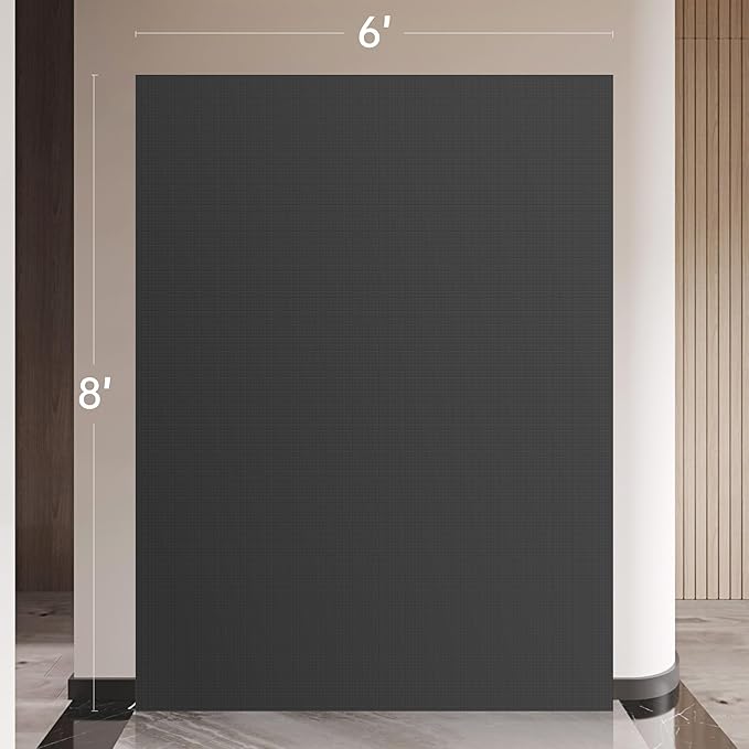 Extra Large Exercise Mat, 10’ x 6'/ 8’ x 6’/ 7’ x 5’/ 6’ x 4’- 7MM Thick Workout Mat for Home Gym, High-Density Gym Mat for Home Gym Floor, Non Slip Large Yoga Mat