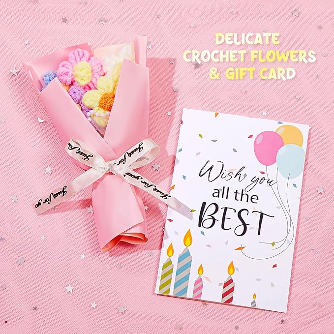 Birthday Gifts for Women, 13PCS Unique Happy Birthday Gifts Basket for Mom Her Best Friend Sister Wife Girlfriend Coworker Bestie, Luxury Self Care Box Relaxing Spa Gifts Set (Rose) - Bloomnest
