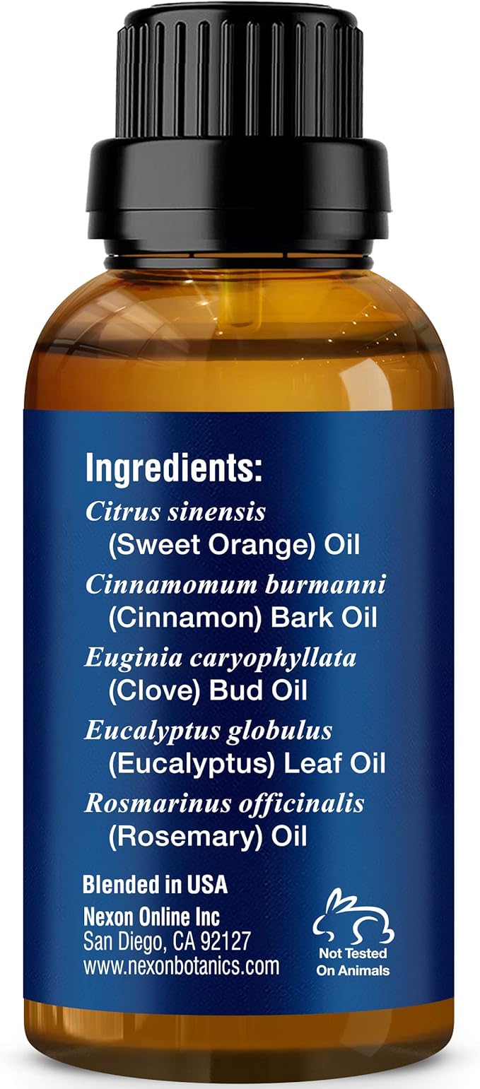 Robbers' Immunity Essential Oil Blend 30 ml - Immune Boost Aromatherapy for Diffusers - Natural Shield Against Impurities - Nexon Botanics - Bloomnest