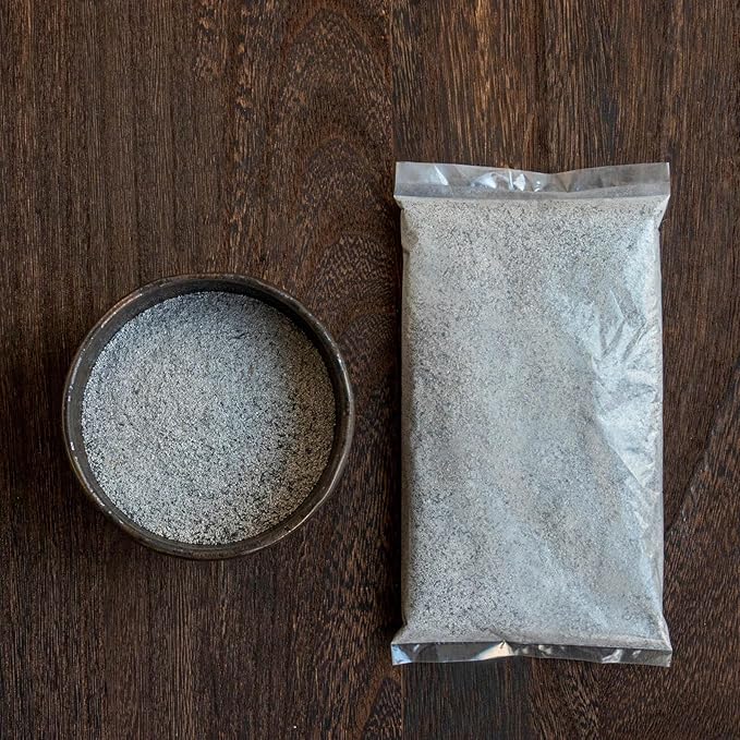 Asayu Japan Incense Burner Kit with Grey Incense Ash (50 g) and Incense Bowl, 100% Zen Made in Japan, Japanese Ceramic Incense Holder with Sand Set for Incense Sticks and Resin - Bloomnest