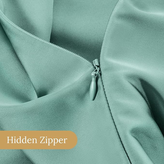 INFIIXSO Mulberry Silk Pillowcase for Hair and Skin, Silk Pillow Cases Standard Size with Hidden Zipper 20x26 Inches, Ultra Smooth and Soft Cooling Pillow Cases for Hot Sleepers(ICY Morn, 1 Pack) - Bloomnest