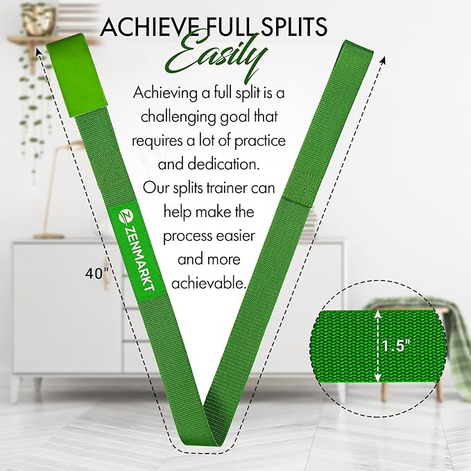 Stretching Strap for Cheer – Flexibility Stunt Strap for Cheerleaders – Durable Cheer Stretching Bands for Improved Flexibility, Range of Motion – Essential Cheer Accessories - Bloomnest