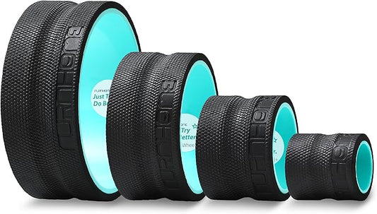Furnhome Back Roller - Back Wheel for Deep Tissue Massage,Yoga Wheel for Back Pain & Stretching- Comfy Deep Tissue Massage Roller (4-Pack) - Bloomnest