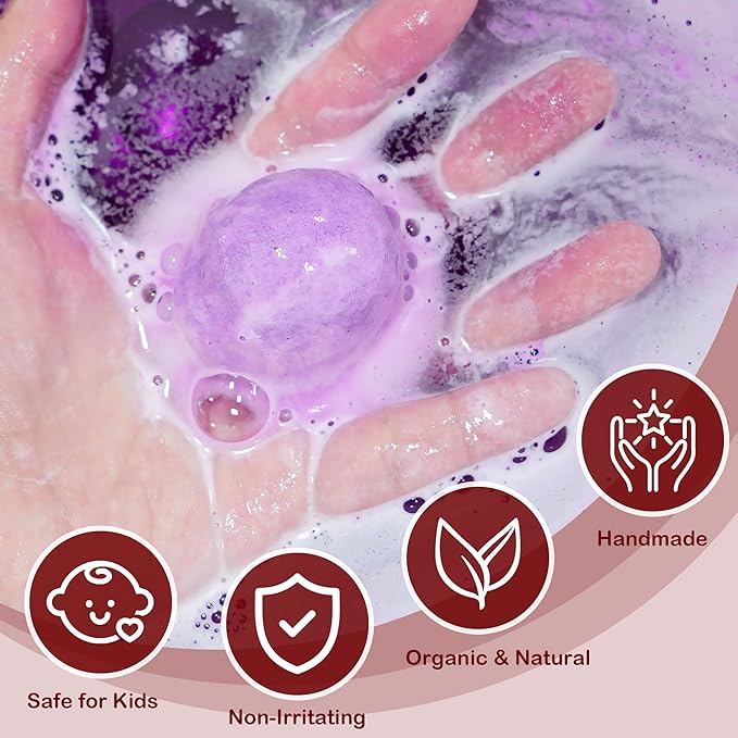 Bath Bombs for Kids with Surprise Inside, 16 Pack Kids Bath Bombs Gift Set for Easter Basket Stuffers, Dino Egg Bath Bomb Kit with 5pcs Dinosaur Bath Toy for Boys Girls Birthday,Christmas - Bloomnest