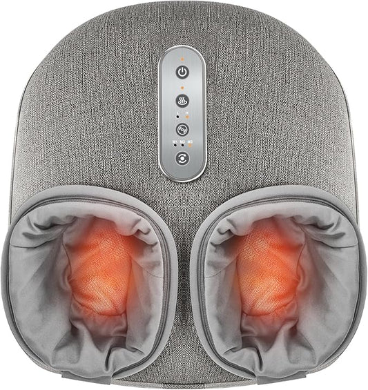 Medcursor Foot Massager Machine with Heat, Shiatsu Deep Kneading, Delivers Relief for Tired Muscles and Plantar, Multi-Level Settings & Adjustable Intensity for Home or Office Use, Gifts for Women Mom - Bloomnest