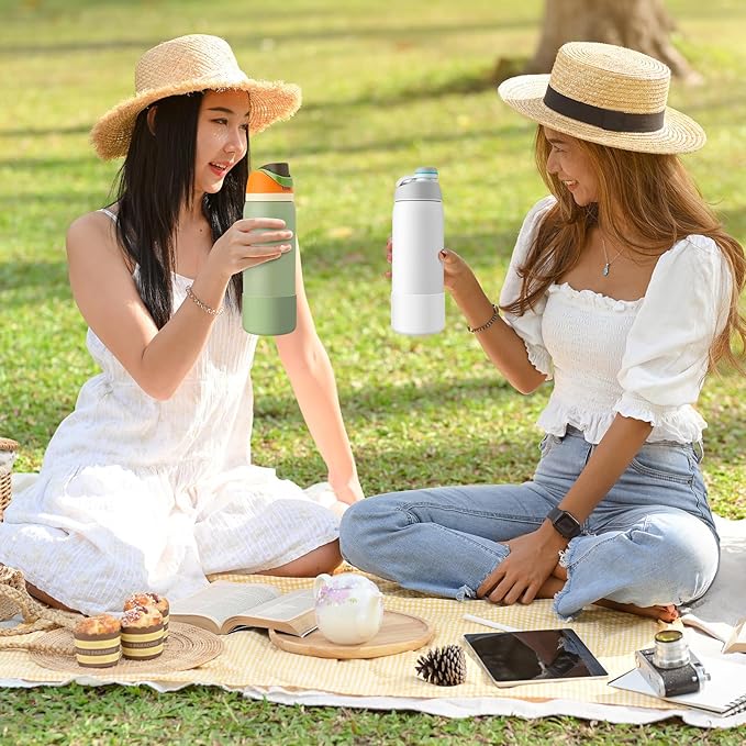 2PCS Silicone Water Bottle Boot for Owala 24oz 32oz 40oz, Anti-Slip Protective Sleeve Bottom Bumper Protector for FreeSip, Twist, and Flip Stainless Steel Water Bottles Alwenid