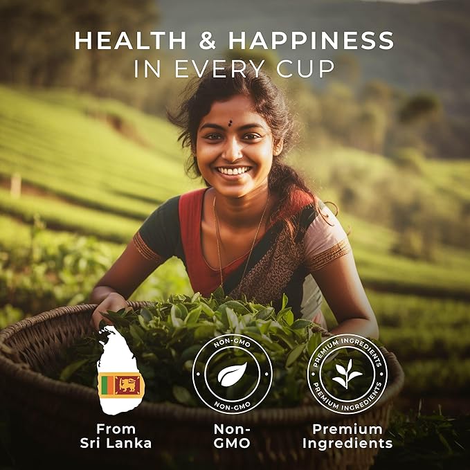 Gya Tea Co Caffeinated Peach Black Tea Pod (16 Count) - Smooth, Flavourful, Robust, Enjoy Hot or Iced - Bloomnest