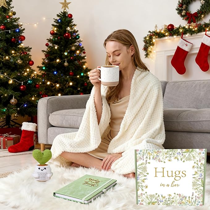 Birthday Gifts for Women,Self Care Hug Gifts Baskets,Get Well Soon Spa Package Box,After Surgery,Feel Better,Cancer,Sympathy,Thinking of You,Chemo,Cheer,Gifts for Women Grandma Her New Mom Birthday - Bloomnest