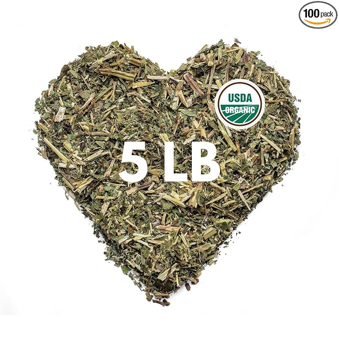 Super Value Pack 5 LB - Organic Lemon Balm Tea - Melissa Officinalis - Improve Sleep, Support Digestion, Lower Stress Levels - Bloomnest