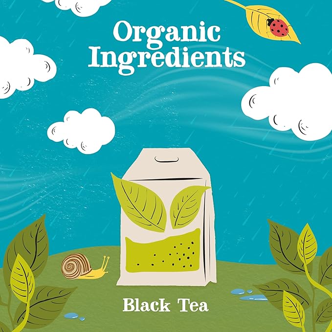 Clipper Tea, Organic Fairtrade Everyday, Organic, USDA Non-GMO, Fair Trade, Sustainable Caffeinated Tea, 1 Pack, 80 Unbleached Tea Bags - Bloomnest