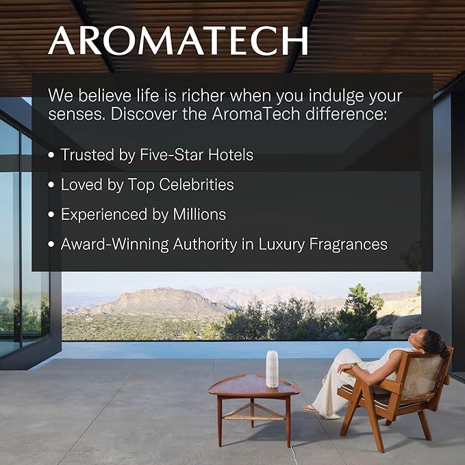AromaTech Leather & Tobacco Premium Aroma Oil – Warm & Luxurious Home Fragrance with Notes of Vanilla, Tobacco & Brandy for Scent Diffusers, Cold-Air and UltraSonic Scent Machines – 60 mL - Bloomnest