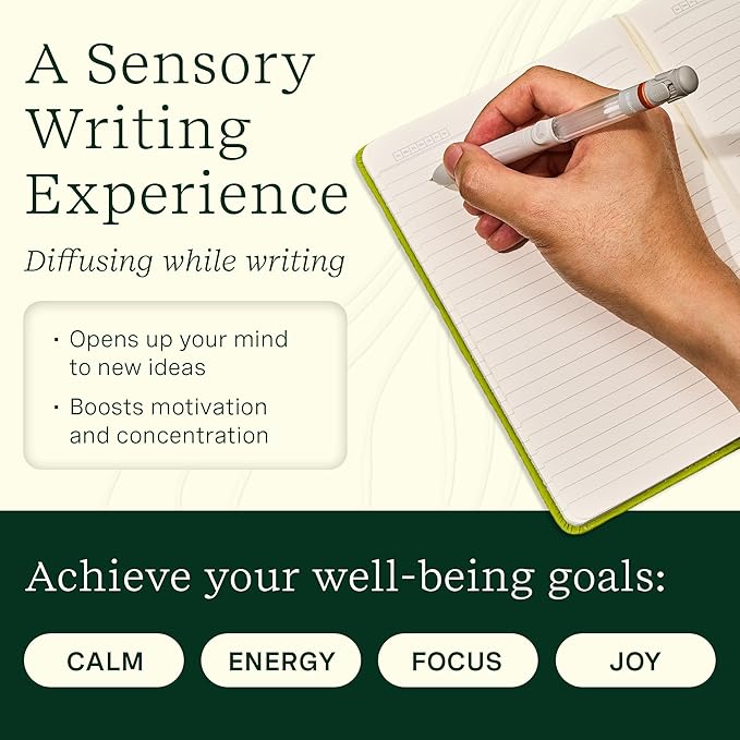 Lifelines Pen Diffuser Set, Aromatic Embrace 3-Pack – 1mm Black Ballpoint Pens with Scented Essential Oil Blends – Aromatherapy Diffuser & Sensory Immersion Diffuse Aroma As You Write - Bloomnest