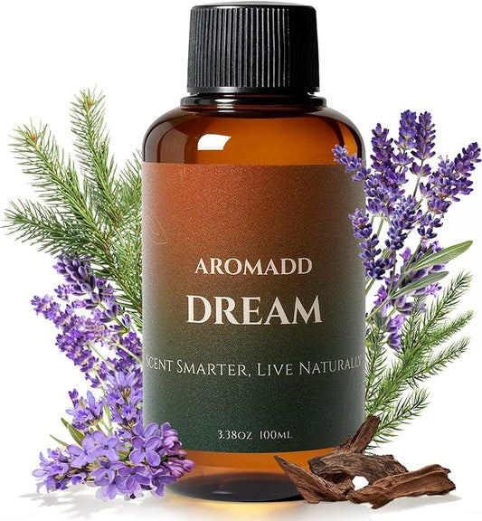 AROMADD Dream Diffuser Oil Inspired by Luxury Hotel Scent 3.38 Fl Oz (100ml), Aroma Diffuser & Hotel Fragrance Diffuser Oil, Essential Oil Diffuser for Aromatherapy, Long-Lasting - Bloomnest