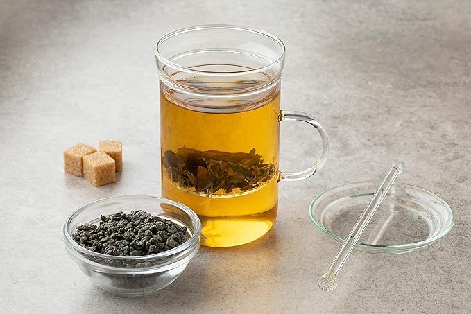 U.S. Wellness Naturals Organic Gunpowder Green Tea | Loose Leaf | Premium Quality | 100% Certified Organic Green Tea |16oz/453g | 200+ Cups - Bloomnest
