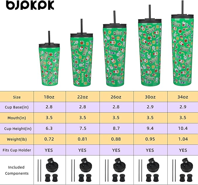 BJPKPK 30oz Stainless Steel Insulated Tumbler With lid And Straw Travel Coffee Thermal Tumblers Cup For Women And Men,Game - Bloomnest