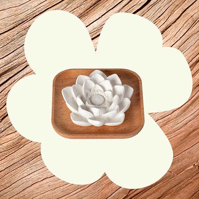 Plant Therapy Passive Lotus Flower Aromatherapy Diffuser - A Chic and Natural Home, Office, and Travel Essential Oil Diffuser - Bloomnest