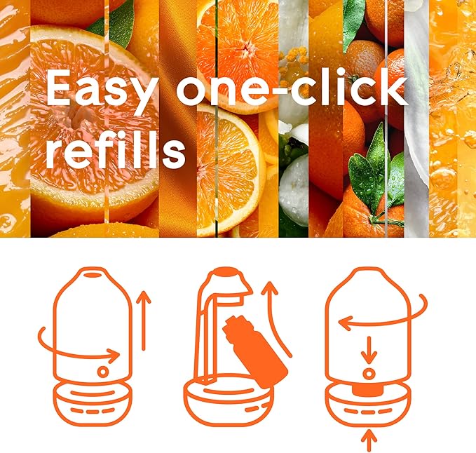 Glade Aromatherapy Diffuser & Essential Oil, Air Freshener for Home, Uplift Your Day Scent with Notes of Orange & Neroli, 0.56 Fl Oz - Bloomnest