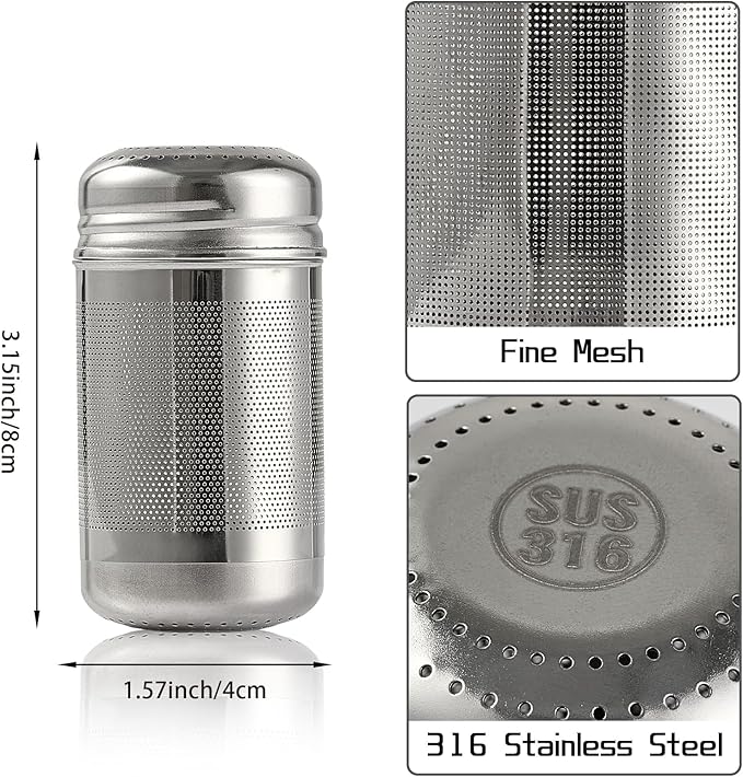 316L Stainless Steel Fruit Infuser for Water Bottles & Pitchers,BPA-Free Plastic-Free,Hot/Cold Safe Dishwasher Safe(2-Pack) - Bloomnest