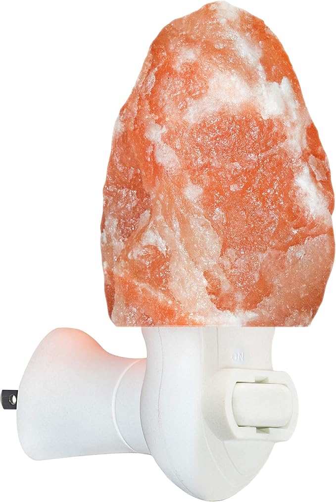Spantik Pink Himalayan Salt Lamps - Hand Carved, Natural Night Lights for Bedrooms and Home Decor