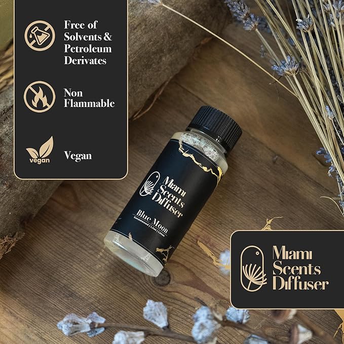 Blue Moon Scent Inspired by Shangri-La Hotel 4 Fl Oz - 120 ml Essential Oils Aroma for Home Office Diffuser Luxury Fragance Refill Aromatherapy Fresh Natural Blend of Lemon, Lilac and Sandalwood. - Bloomnest
