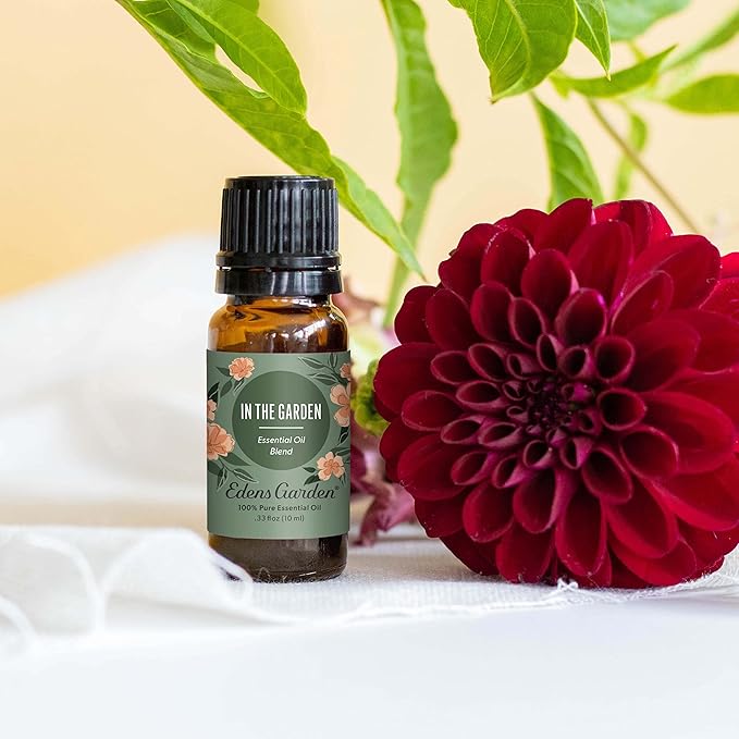 Edens Garden in The Garden Essential Oil Blend- 100% Pure Premium Grade, Undiluted, Natural, Therapeutic, Aromatherapy, The Best for Diffusing, Skin, Candle, Laundry 10 ml (.33 fl oz) - Bloomnest