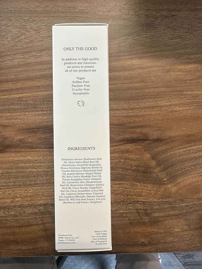 Dime Beauty Glaze Body Oil, Hydrating, Non-Greasy Massage Oil, Argan and Jojoba Oil for Skin, Bath Oil for All Over Body Glow, 4 oz / 120 ml - Bloomnest