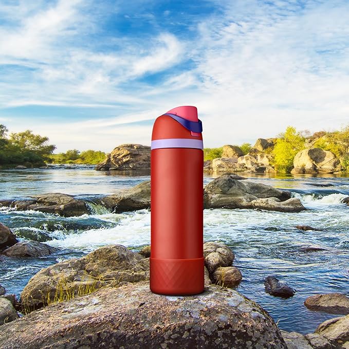 Silicone Boot for Owala Water Bottle 24 oz 32 oz 40 oz, Anti-Slip Protective Sleeve for FreeSip/Twist/Flip Stainless Steel Water Bottles Accessories BEONSKY